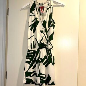 Palm leaf romper